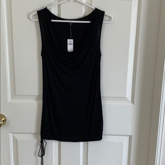 GAP Tops - Gap Sleeveless Black Top - Cowl Neckline - NWT
